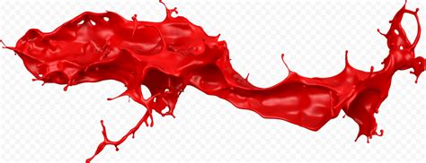 HD Red Liquid Paint Splash PNG Citypng