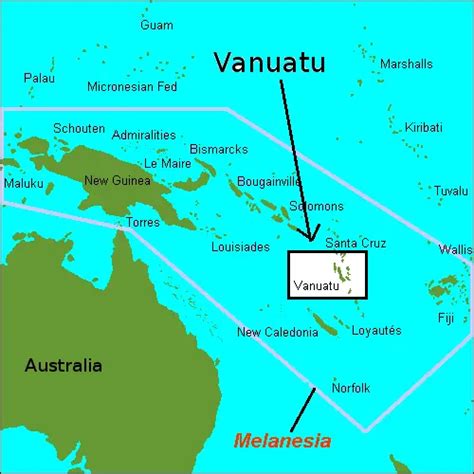 Where Is Vanuatu Located Mapsofnet