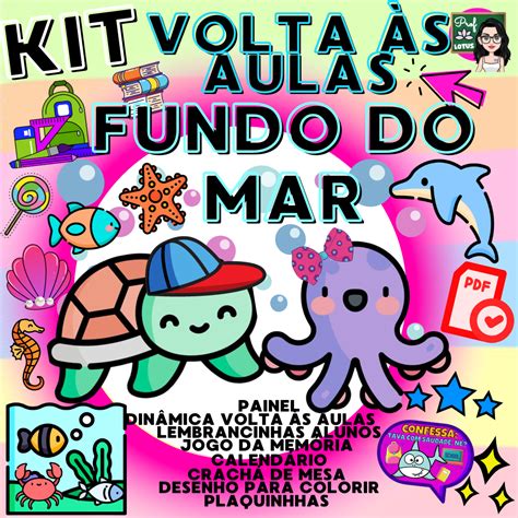 KIT VOLTA ÀS AULAS FUNDO DO MAR Educa Market