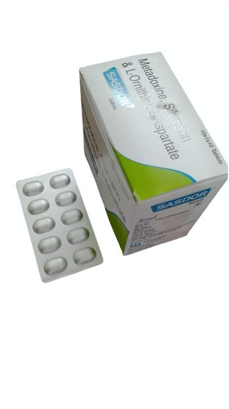 Metadoxine Silymarin L Ornithine L Aspartate Tablets 150 Mg At Rs 150