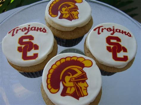 Usc Trojans Cupcakes Usc Tailgate Usc Trojans Football Usc