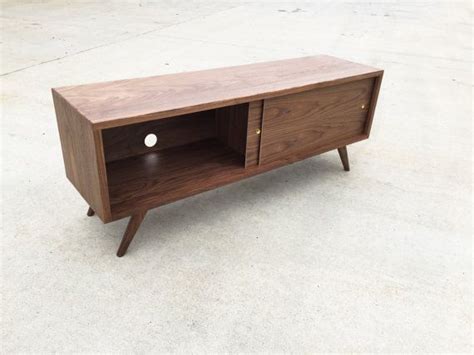 Mid Century Modern Tv Console Credenza Tv Stand Mcm By Monkehaus Mid