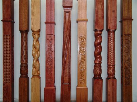 Cnc Carved Stair Newel Post