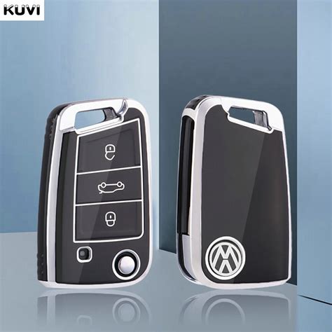 Fashion Tpu Car Flip Key Case Cover Shell For Vw Volkswagen Golf Mk