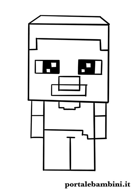 Disegni Di Minecraft Da Stampare E Colorare Portalebambini It