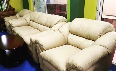 Eden U Shape Rexin Sofa Living Room At 29999 Set In Marthandam ID