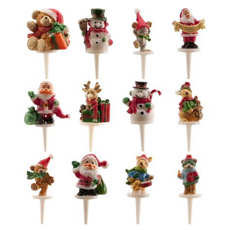 Figuras De Pl Stico Navidad Surtido Cm Dekora