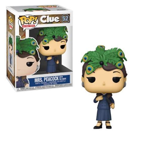 Mrs Peacock With The Knife 52 Clue Funko Pop Magic Pop Shop