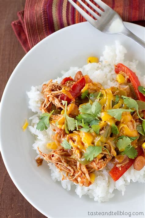 Slow Cooker Tex Mex Chicken Taste And Tell