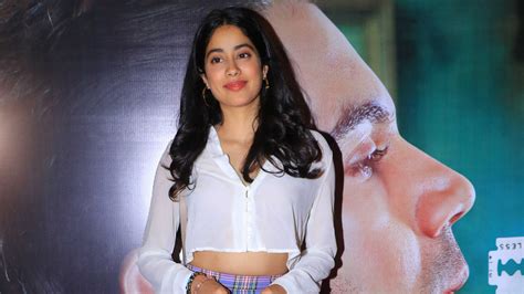 Janhvi Kapoor Picks A Crop Top Plaid Trousers For Judgemental Hai