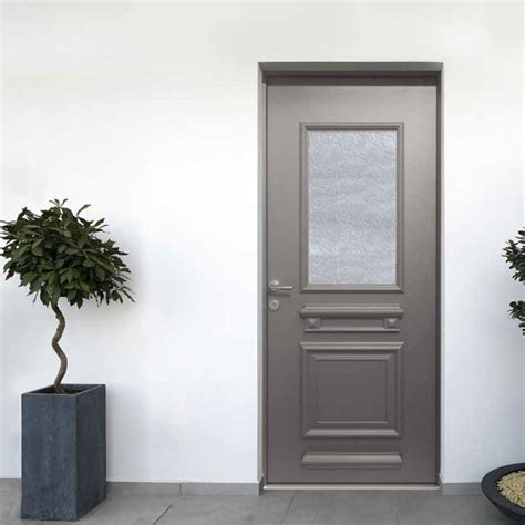 Porte D Entr E Monobloc Sofia Sur Mesure En Aluminium Porte D Entr E