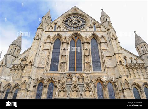 York Minster A Landmark Cathedral In York England Stock Photo Alamy