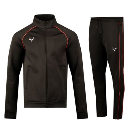 Oxen Black Tracksuit Elite Pro Sports