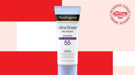 Neutrogenas Ultra Sheer Dry Touch Sunscreen Spf 55 Is Universal