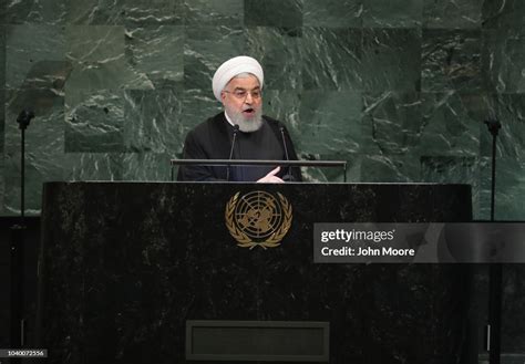 President Of Iran Hassan Rouhani Addresses The United Nations General News Photo Getty Images