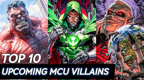 TOP 10 Upcoming MCU Villains In 2025 Most Powerful Villains In Marvel