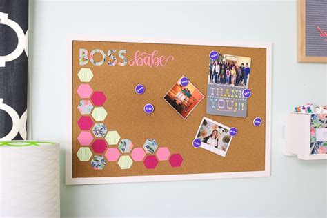 Diy Cork Board With Cricut Iron On Diy Cork Board Cork Diy Cork Board