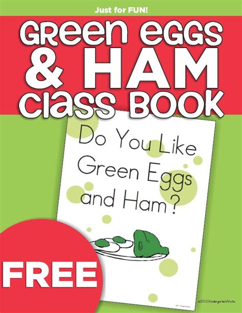 Green Eggs And Ham Book Printable | Francesco Printable