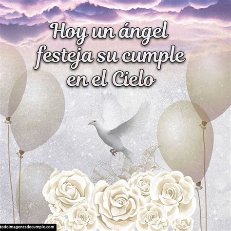 Imágenes de feliz cumple en el cielo para difuntos Feliz cumpleaños