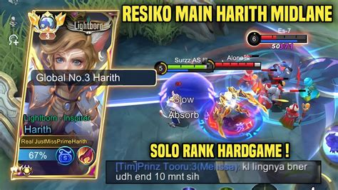 INI YANG AKAN TERJADI KETIKA MAIN SOLO RANK MENGGUNAKAN HARITH MIDLANE