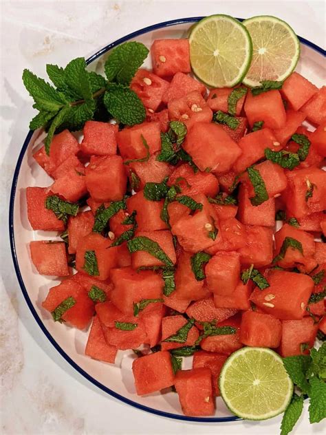 Refreshing Watermelon Lime Salad