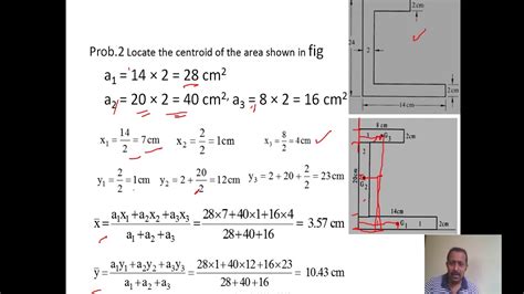 Est100 Mechanics Centroid Of Composite Areas Problem 2 Practice Qns