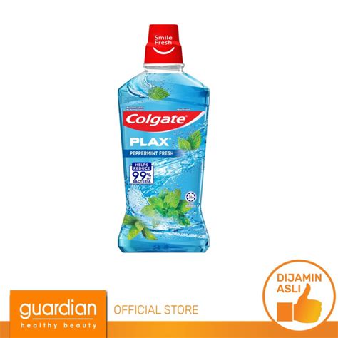 Jual Colgate Mouthwash Plax Pepper Mint Ml Shopee Indonesia