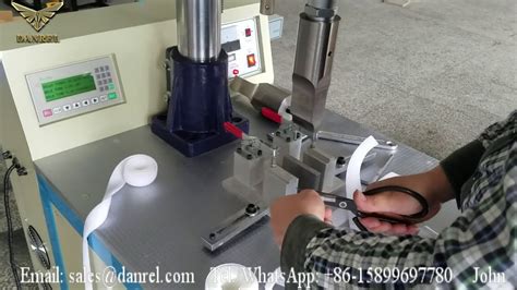 Ultrasonic Welding Machine For VELCRO Hook And Loop Fastener Strap