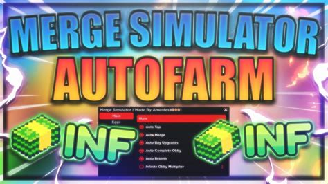 NEW Merge Simulator Script Hack Auto Farm Auto Upgrades More