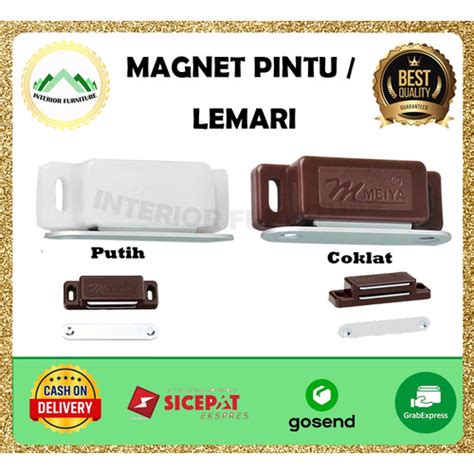 Jual Magnet Kayu Kotak Lemari Pintu Kayu Magnetic Catch Magnit ...