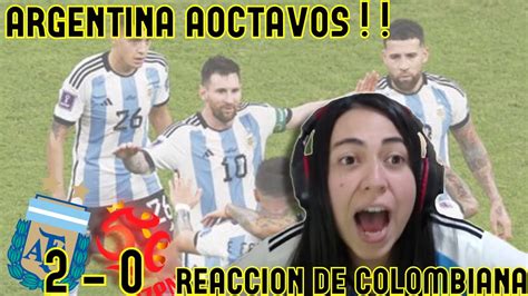 ARGENTINA A OCTAVOS REACCIÓN DE COLOMBIANA Argentina 2 vs Polonia 0