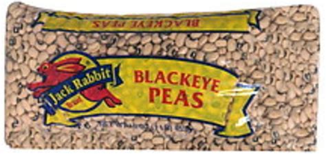 Jack Rabbit Jack Rabbit Blackeye Peas 16 Oz Nutrition Information Innit