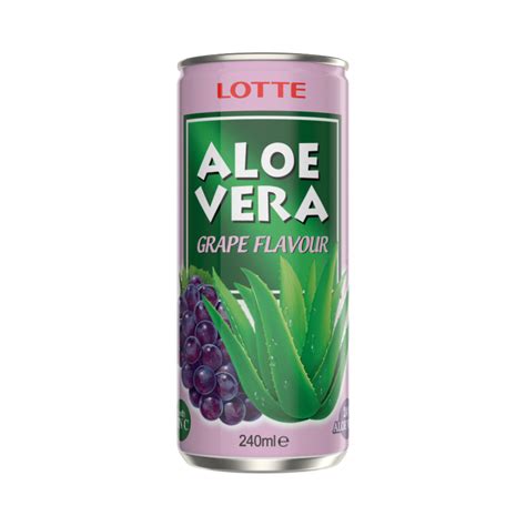 LOTTE aloe vera Traubengeschmack 240ml - bca