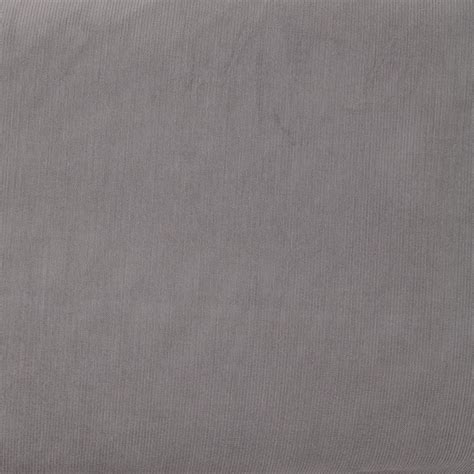 Tissu Velours Milleraies Fin Gris X10cm Perles Co