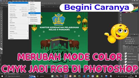 Cara Merubah Mode Color Cmyk Jadi Rgb Di Photoshop Youtube