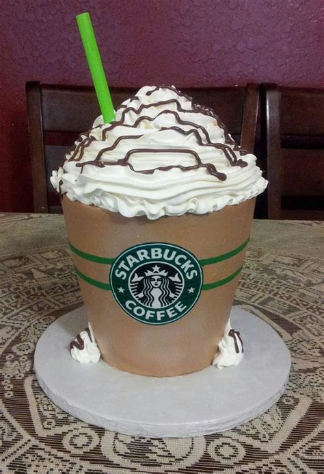 Torta Tematica Starbucks Coffee Starbucks Birthday Starbucks Cake