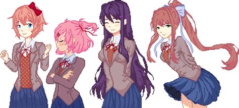 Doki Doki Pixel Club - by RoseQuartz6758 | Doki Doki Literature Club | Know Your Meme