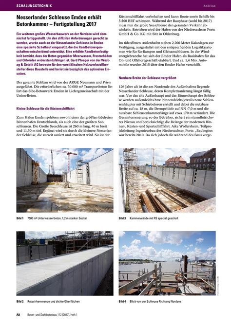 Beton Und Stahlbetonbau Free Sample Copy By Ernst Sohn Issuu