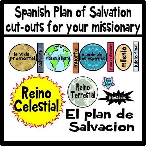 The Plan Of Salvation Cut Outs For Your Missionary Two Versions