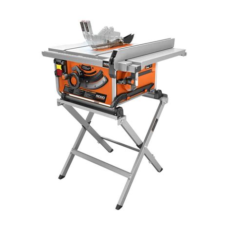 RIDGID 10" Table Saw Blade Compact Blade Guard System Adjustable Dust ...