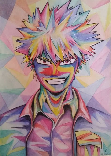 Bakugou Katsuki Bnha Art Fictional Characters Character