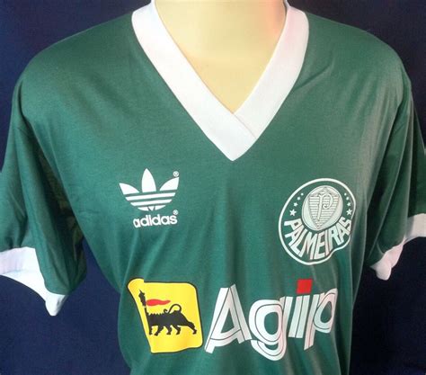 Camisa Palmeiras Retr Adidas Agip Anos Produto Vintage E Retro