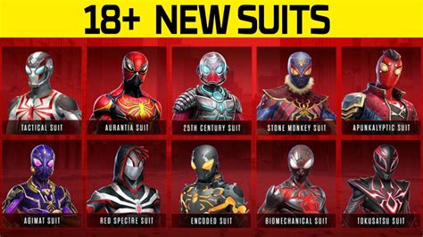 They ADDED 18 NEW Suits To Marvel S Spider Man 2 And They Re PERFECT