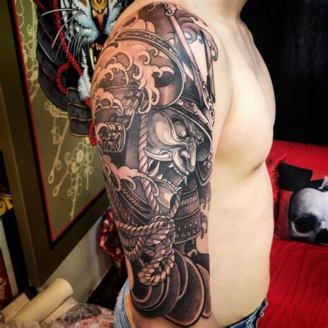 Warrior Tattoo Sleeve Samurai Tattoo Sleeve Samurai Warrior Tattoo