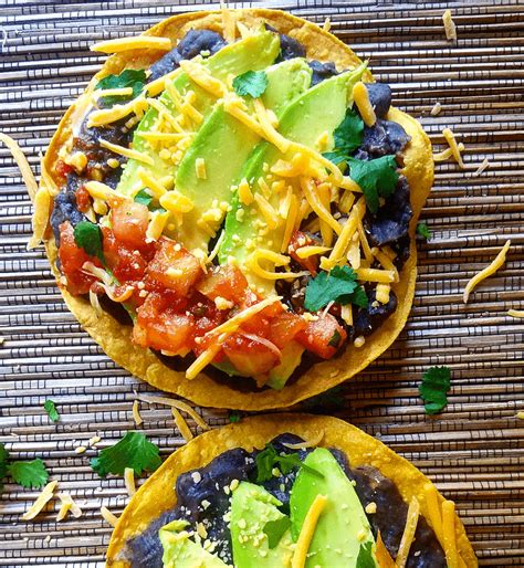 Recipes Using Tostada Shells Ground Beef Tostadas Recipe With Beans