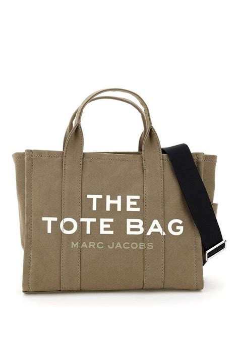 Marc Jacobs Cotton The Small Traveler Tote Bag In Green Lyst Canada