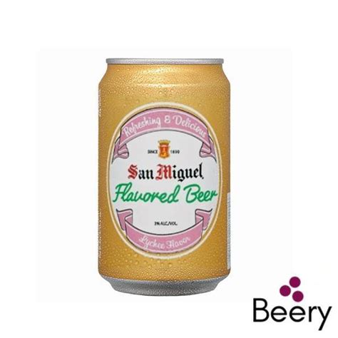 San Miguel Flavored Beer Lychee In Can 330 Ml San Mig Lychee Lazada Ph