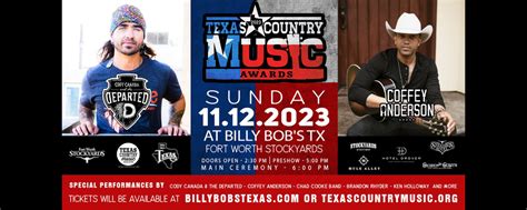 2023 TEXAS COUNTRY MUSIC AWARDS - Billy Bob's Texas