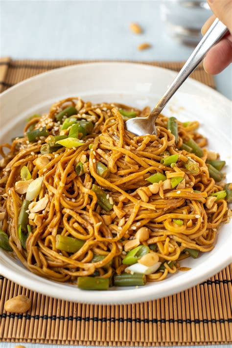 Peanut And Sesame Noodles In 15 Minutes