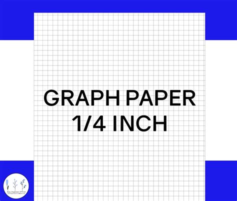 14 Graph Paper Printable Full Page 85 X 11 Pdf Digital Instant